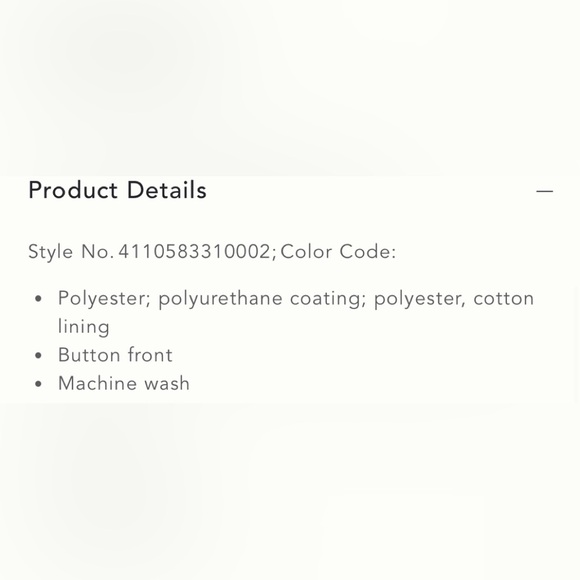 By Anthropologie Faux Leather Popover Top - Picture 15 of 16